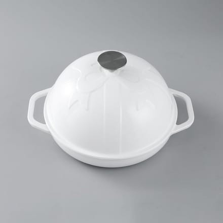 Gietijzeren Brood Oven met Cloche Deksel, Zuurdesem Bakpan, Geëmailleerd