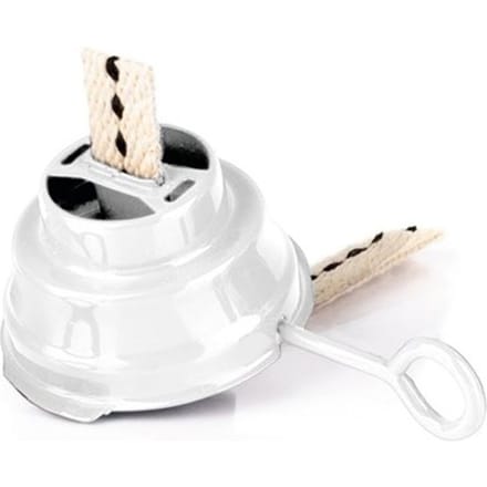 Feuerhand Burner with Wick for 276, Brander met Lont, Wit