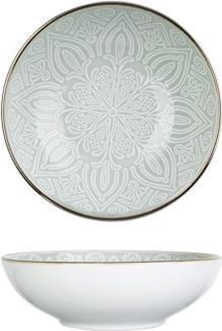 Cosy & Trendy Murano Green Diep Bord D18,5xh5,7cm