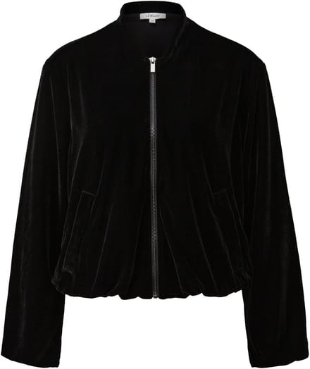 s.Oliver - female - Vloeiende fluwelen blouson