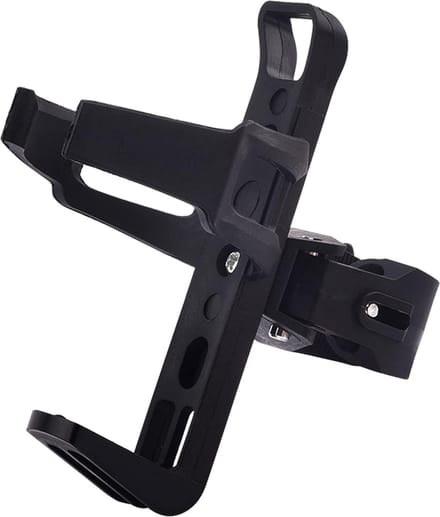 Universele Bekerhouder - Buggy & Fiets - Cupholder - Bidonhouder - Drinkfleshouder - Blikjeshouder - Zwart