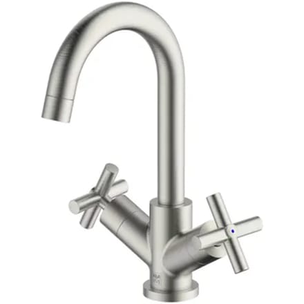 Aquavive Wastafelmengkraan Rosali - Draaibaar - Rvs - 7,5cm