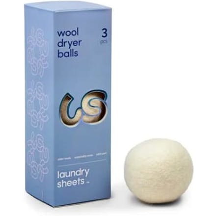 Laundry Sheets Wool Dryer Balls 3 st