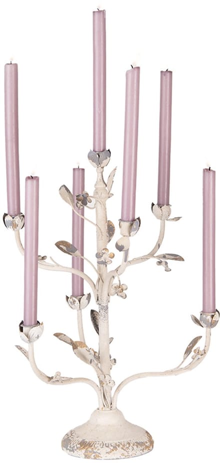Clayre & Eef Kandelaar Ø 39x51 cm Beige Metaal