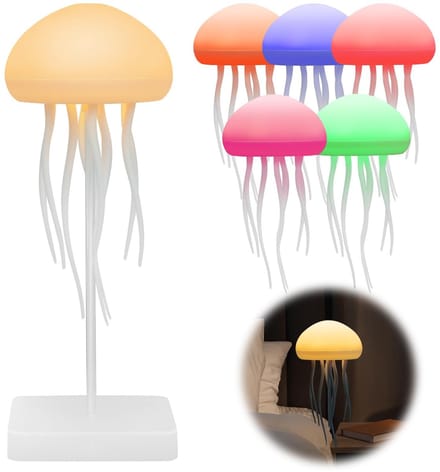 Dailygoods - Oplaadbare LED Kwallenlamp met Dynamische Tentakels