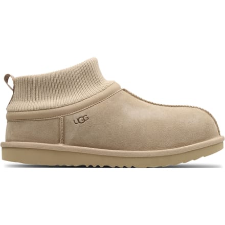 UGG® Classic Ultra Stretch Cuff for Kids in Brown, Size 3, Suede/Textile/Recycled Materials