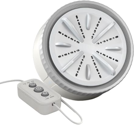 Mini Wasmachine - Sokkenwasautomaat - Kleine Was - Energiebesparend - Compact Formaat - Grijs