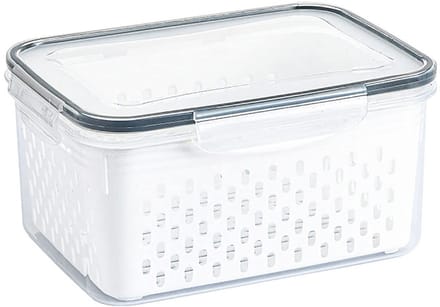 Dailygoody - Voedselopslagbox - Vershoudbox - BPA-vrij - Multi-functioneel - Groente en fruit - Ideaal voor koelkast - Transparant
