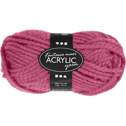 Creotime Acrylgaren Roze 35 M. 50 Gram
