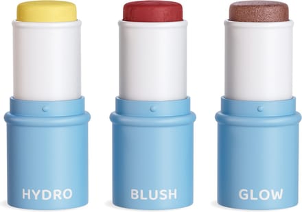Rosalyne Pro-Age Sticks (3-Pack) - Natuurlijke Make-up voor de Oudere Huid - Hydro + Blush + Glow Sticks