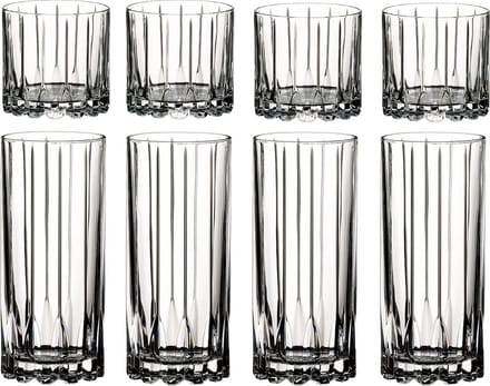 Riedel Glazenset Cocktail & Whiskey Rocks & Highballs - 8 stuks