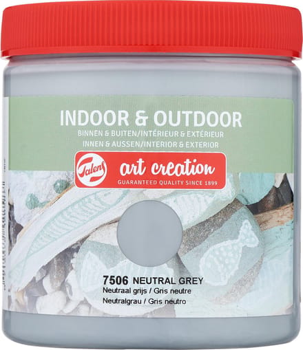 Talens Art Creation indoor & outdoor verf 250ml - Neutraal grijs