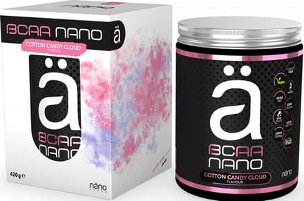 NanoSupps BCAA nano (420g) Cotton Candy Cloud - Aminozuren - BCAA