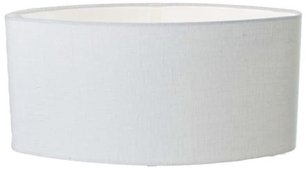 Lampenkap Ovaal Linnen Wit 35cm