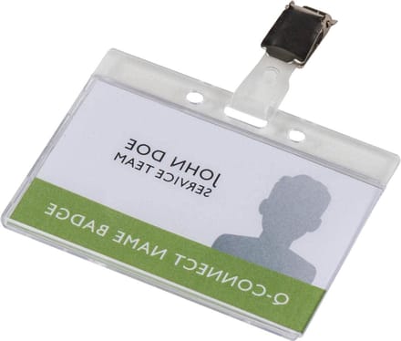 ID-kaarthouder - Badgehouder - Veilig Bewaren - Hard Plastic - 10 stuks - Transparant