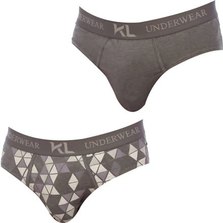 Pack-2 KLS2 herenslip van ademende stof