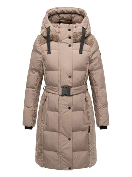 Navahoo dames wintermantel Funkelteddy – stijlvol, warm & modern