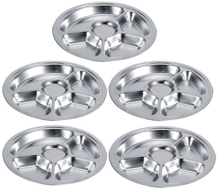 Allecto - Dinner Plate - Peuter Servies - Roestvrij staal - 5