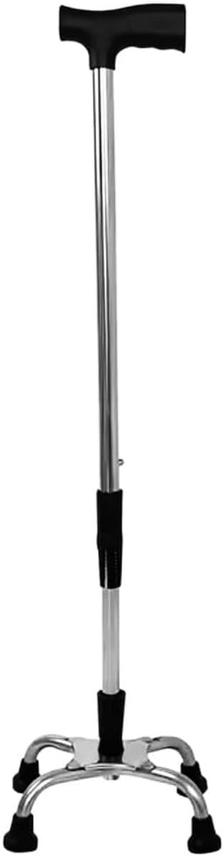 Stabiliserende 4-voets wandelstok met 10 hoogtestanden