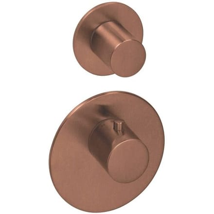 Herzbach DESIGN iX PVD LOGIC XL 1 colour set for universal thermostat module 21.521010.1.39