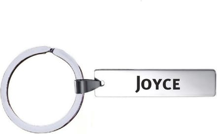 Sleutelhanger Met Naam - Joyce - RVS