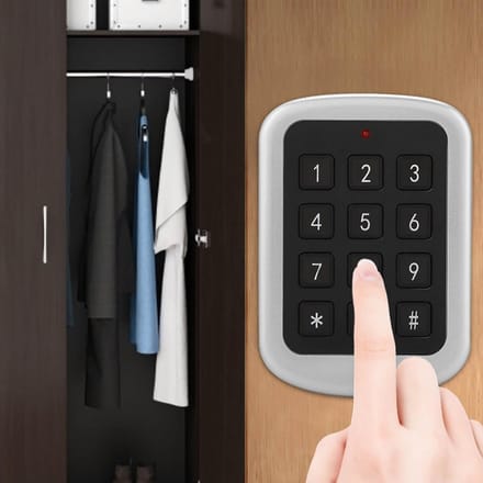 Sécurité Domicile Code Mot de Passe Serrure Électronique Armoire Classeur Tiroir Serrure white