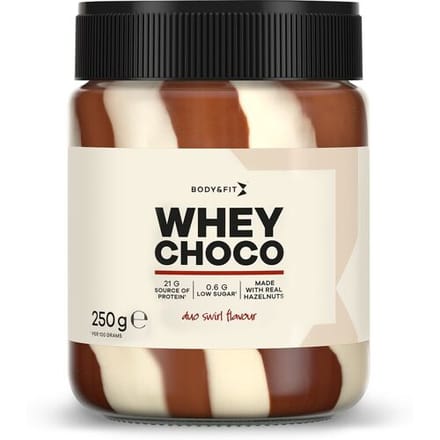 Body & Fit Whey Choco - Chocoladepasta met 21.4% Whey Eiwit - Duo Swirl