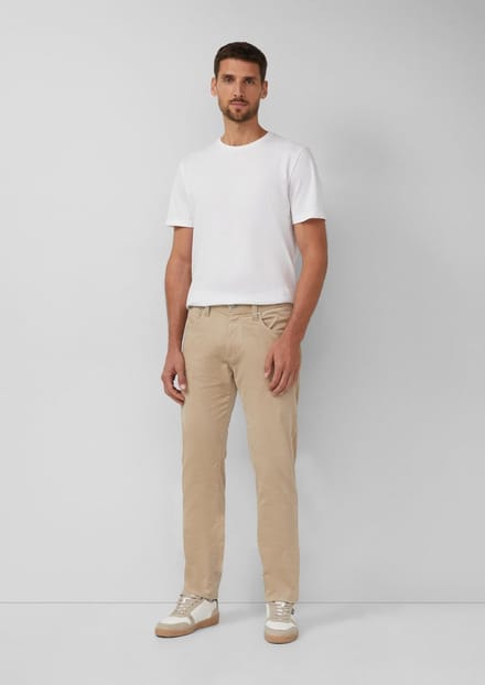 s.Oliver - male - Broek Regular Fit / Mid Rise / Straight Leg / Corduroy