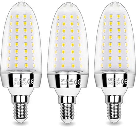 15W LED E14 lampen - 3 stuks, neutraal wit, 1700 lumen, energiezuinig