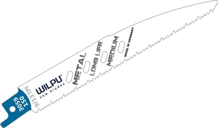 Reciprozaagbladen Wilpu 3059/150 - Geschikt voor metaal (set van 5)