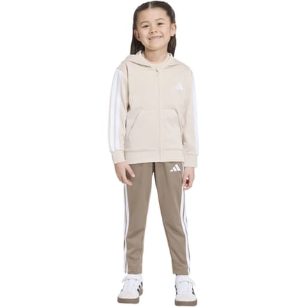 Adidas Essentials Tracksuit Trainingspakken Peuter - Wit - Maat 111 - 116 CM - Poly Mesh