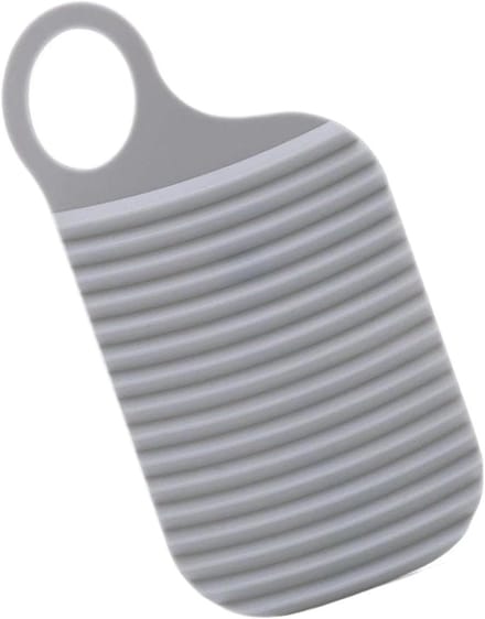 Draagbaar Wasbord - Handwas Plank - Efficiënt Wassen - Antislip Ontwerp - 18.5 cm - Grijs