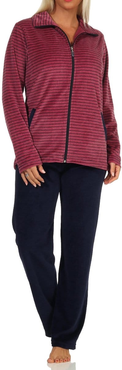 Elegant Dames Gestreept Homewear Nicky Fluweel - 212 216 98 237