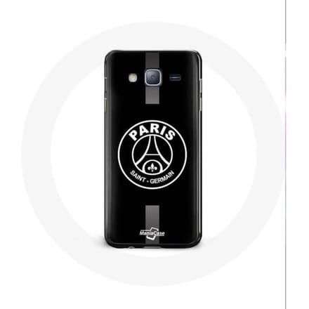 Hoesje - Samsung - Galaxy J3 2016 - Flexibel - Jordan Logo - Grijs en Zwart