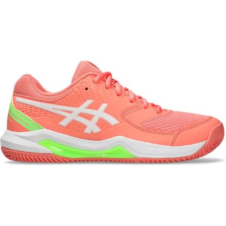 ASICS GEL-DEDICATE 8 PADEL Padel schoen Dames-koraal, wit