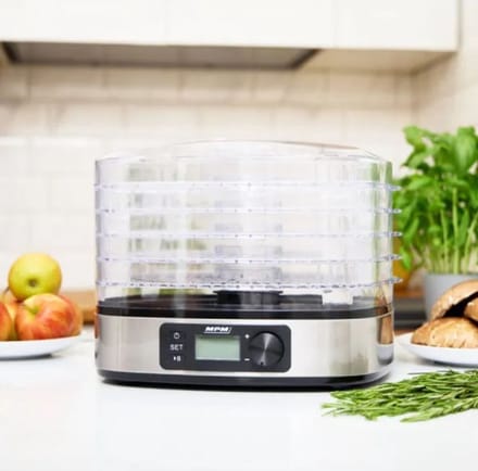 MPM MSG-12 Serie - Voedseldroger - 380W - 5 Trays - Stalen Behuizing
