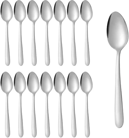 Dailygoods- Theelepels 36 Stuks - Roestvrij Staal - Ergonomisch
