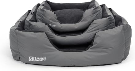 51Degrees North Storm Hondenmand - S - Licht Grijs - 50 x 40 x 20 cm