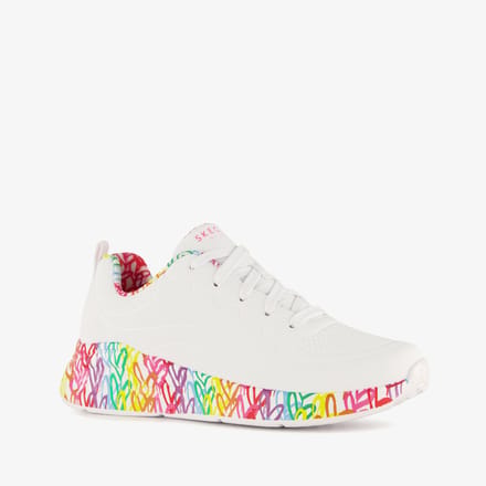 Skechers Uni Lite dames sneakers wit