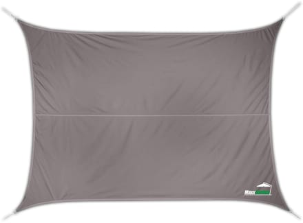 MaxxGarden Schaduwdoek - Zonnezeil Vierkant - 3,6x3,6m - Taupe