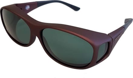 Cocoons overzetzonnebril Slim Line M d.bordeaux/grijs