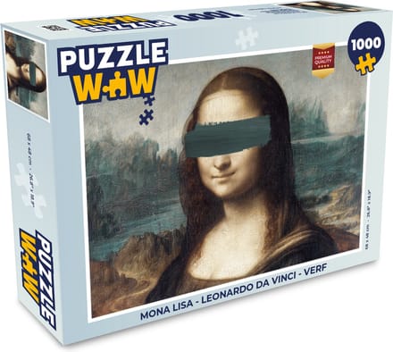 Puzzel Mona Lisa - Leonardo da Vinci - Verf - Legpuzzel - Puzzel 1000 stukjes volwassenen