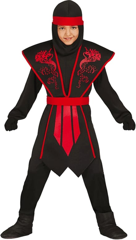 Fiestas Guirca - Shadow Ninja (7-9 jaar) - Carnavalskleding - Carnaval - carnavalskleding 2027 - Carnaval kostuum