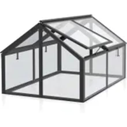 Vitavia Tuinkas Jordi - Veiligheidsglas - Zwart - 89x124x71cm