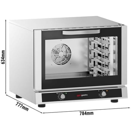 GGM Gastro Heißluftofen KOMPAKT - Manuell - 4x EN 600x400 oder GN 1/1