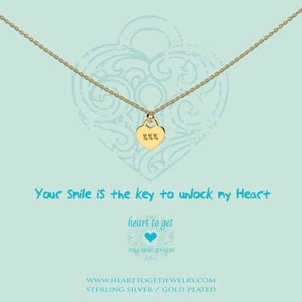 Heart to get - Hartjes Slot - Ketting - Goudkleurig