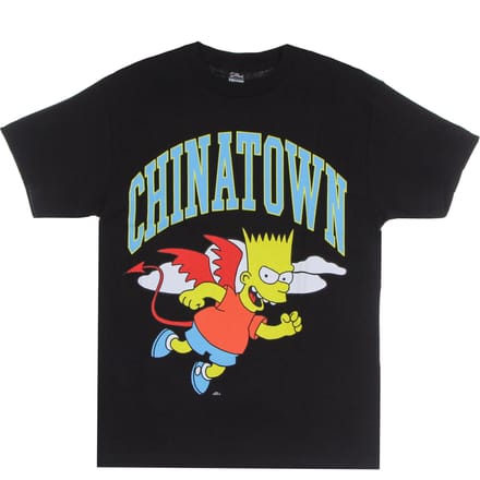 Devil Arc Tee X The Simpsons Zwart Heren T-shirt