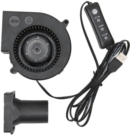Dailygoods - USB-Ventilator met 3 Snelheden voor Krachtige Koeling