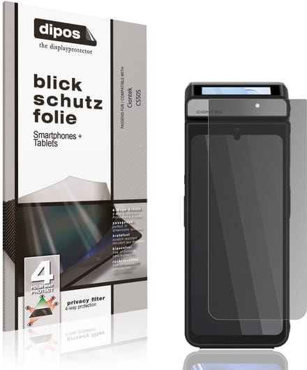 dipos – Matte Privacy Screenprotector geschikt voor Ciontek CS50S | Anti-Spy Beschermfolie