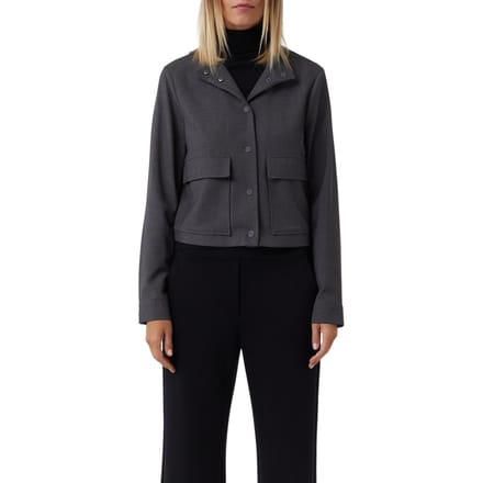 Comma  Jackets Indoor Grey/black Maat: 46 | Korte Jassen Outlet | Dames | Grijs